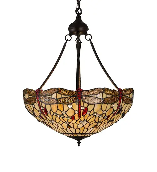 The Tiffany Hanginghead Dragonfly by Meyda Lighting - Image 5