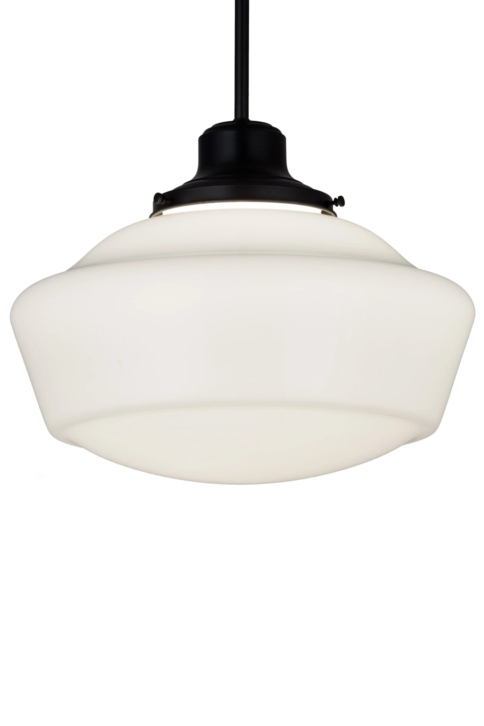 Schoolhouse One Light Pendant in Craftsman Brown