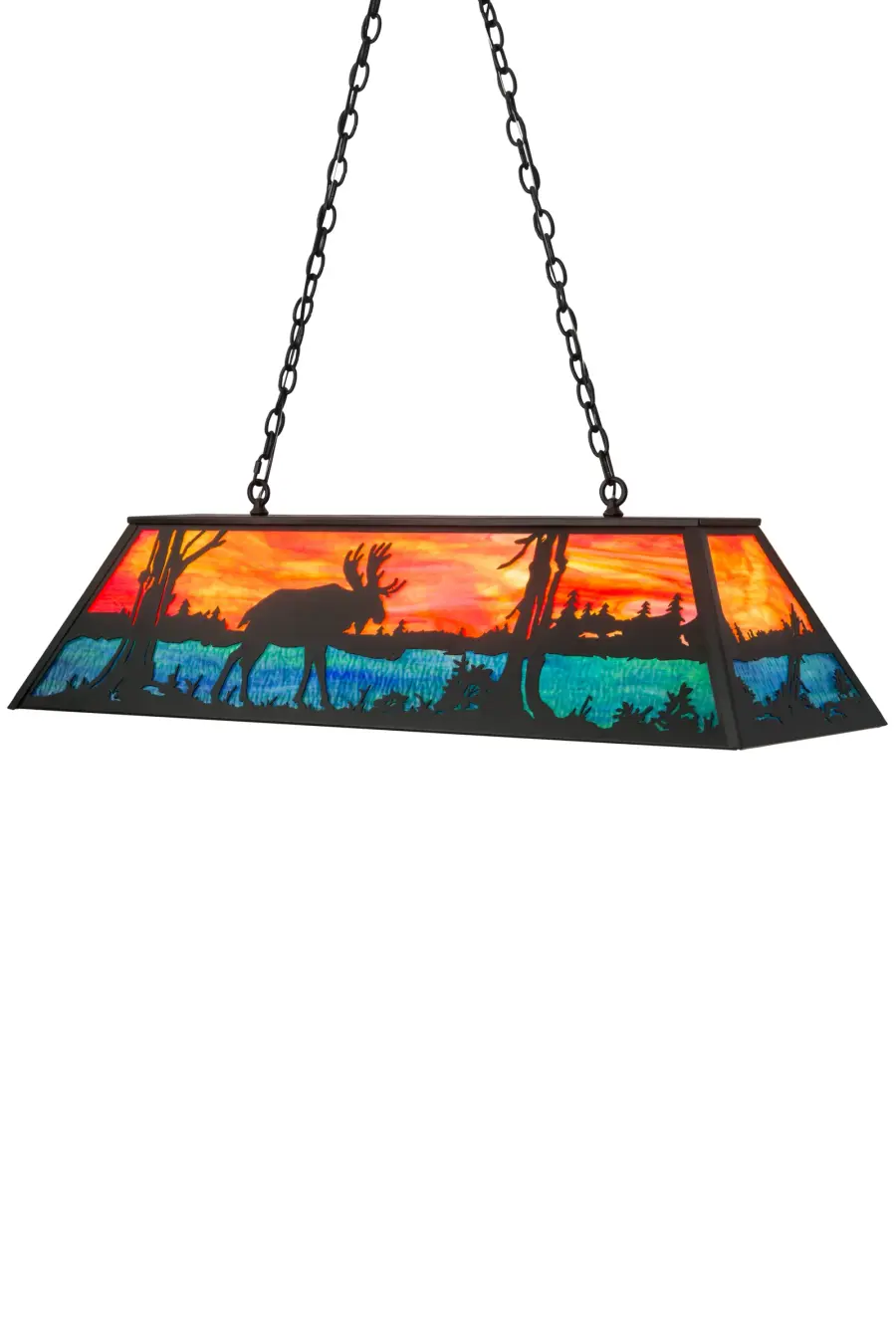 The Meyda Tiffany - Moose At Lake by Meyda Lighting - Image 1