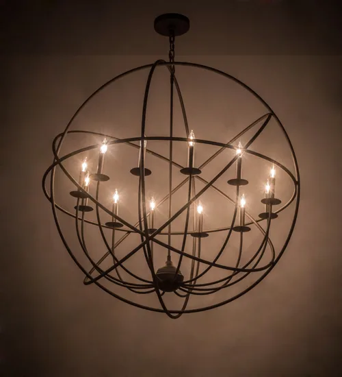 42"W Atom Enerjisi 12 LT Chandelier