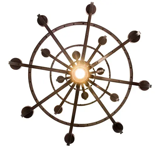 48"W Castilla 16 LT Three Tier Chandelier - Image 7