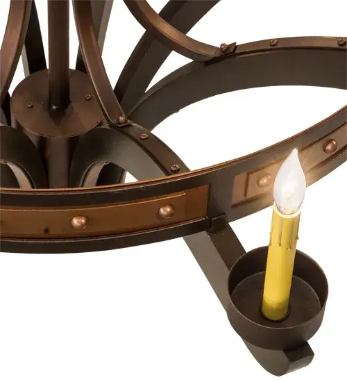 48"W Castilla 16 LT Three Tier Chandelier - Image 9