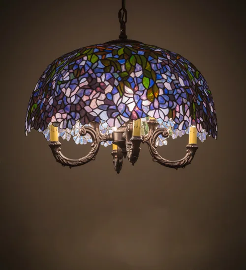 23" Wide Tiffany Laburnum Pendant