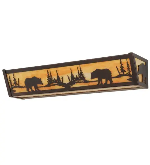 The Meyda Tiffany - Bear At Lake by Meyda Lighting - Image 3