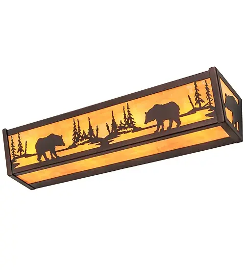 The Meyda Tiffany - Bear At Lake by Meyda Lighting - Image 7