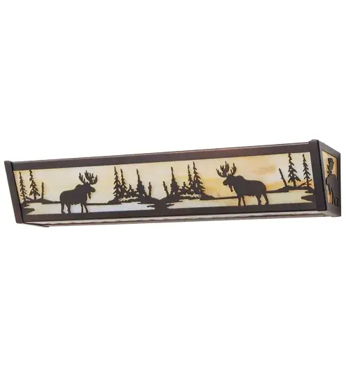 The Meyda Tiffany - Moose At Lake by Meyda Lighting - Image 3