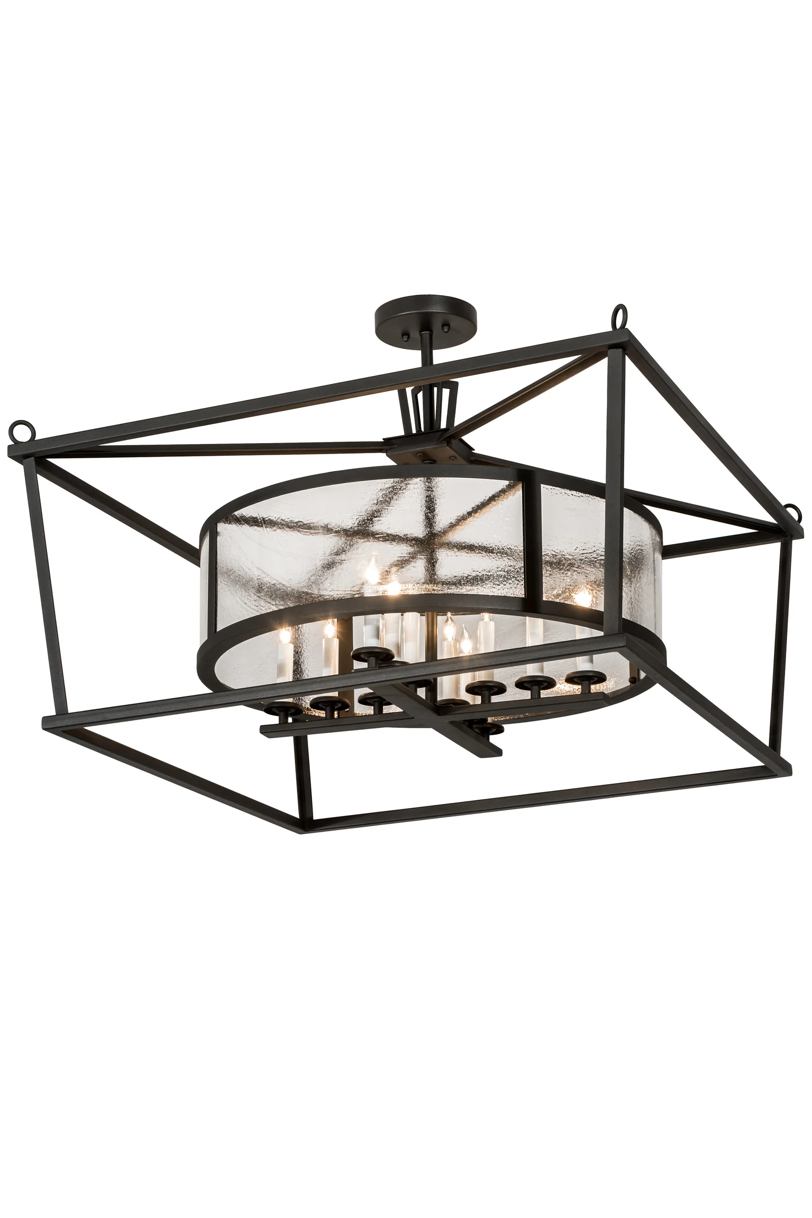 Kitzi 12 Light Pendant in Wrought Iron