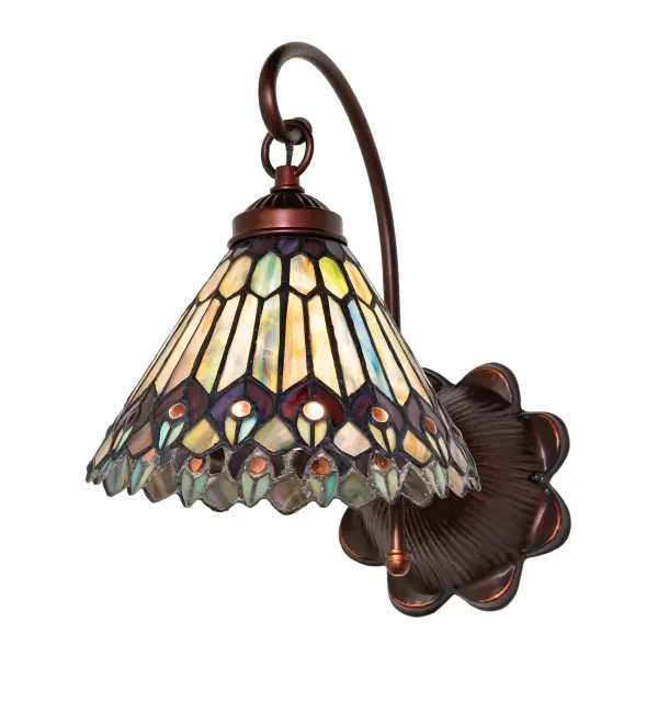 The Tiffany Jeweled Peacock by Meyda Lighting - Image 1