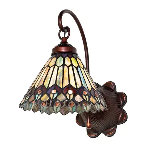 The Tiffany Jeweled Peacock by Meyda Lighting - Image 2