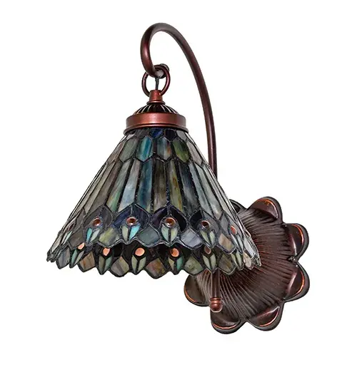 The Tiffany Jeweled Peacock by Meyda Lighting - Image 3