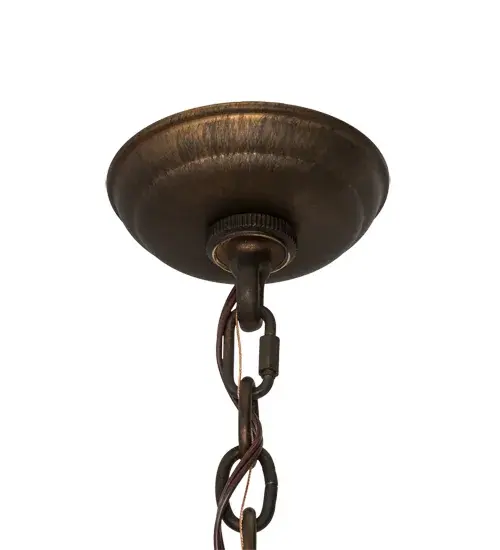 30"W Bell 6 LT Chandelier - Image 9