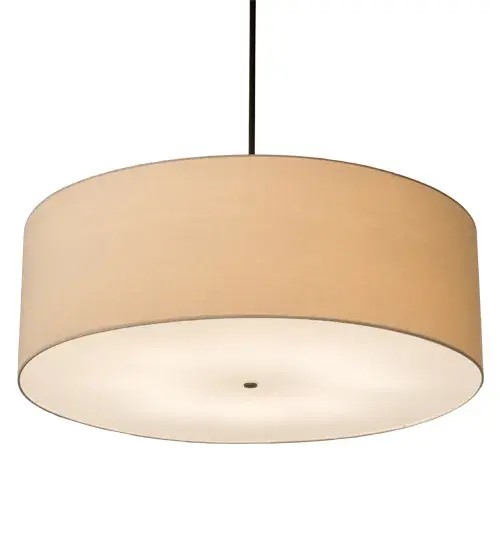 Offering a refined curvaceous look that will complement the most luxurious interiors, Cilindro creates soft illumination and sophistication with its elegant neutral palette. Natural Textrene is complemented with a Statuario Idalight bottom diffuser. Handcrafted by artisan hands in our manufacturing facility, this 48-inch wide pendant is enhanced with Timeless Bronze finished hardware and accents. Custom sizes, styles and finishes are available, as well as dimmable energy efficient lamping options such as LED. The fixture is UL and cUL listed for dry and damp locations. Collection: Cilindro Finish: Timeless Bronze Glass: Natural Textrene/Statuario Idalight Width: 48.00" Height: 63.50" Length: 48.00" Weight: 28.00 lb Number of Bulbs: 8 Maximum Wattage: 60.00 W Bulb Type: A19 Bulb Base: E26 Material: Steel Country of Origin: USA Safety Listing: Dry Safety Rating: Dry - alternate view