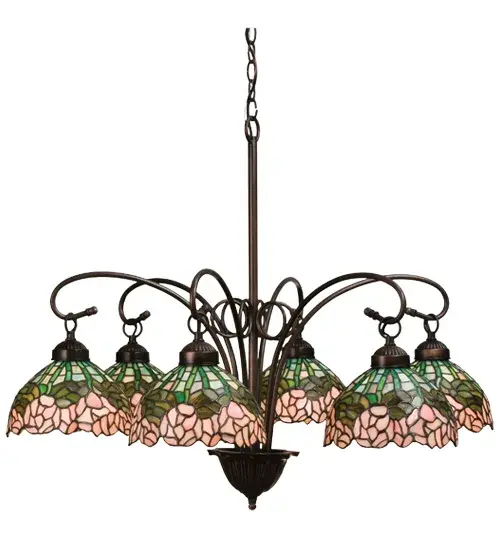 The Tiffany Cabbage Rose by Meyda Lighting
