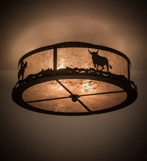 The Cowboy & Steer by Meyda Lighting - Image 1