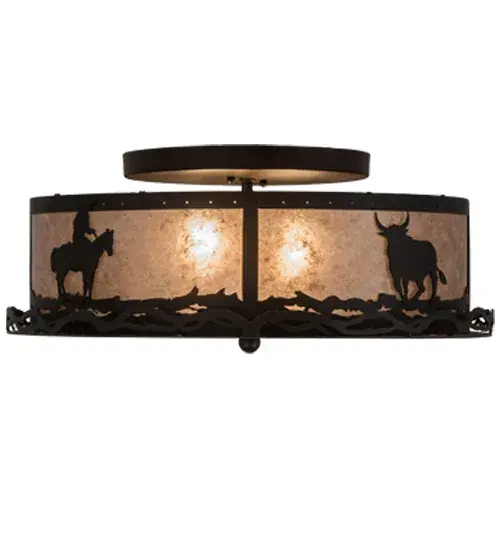 The Cowboy & Steer by Meyda Lighting - Image 5
