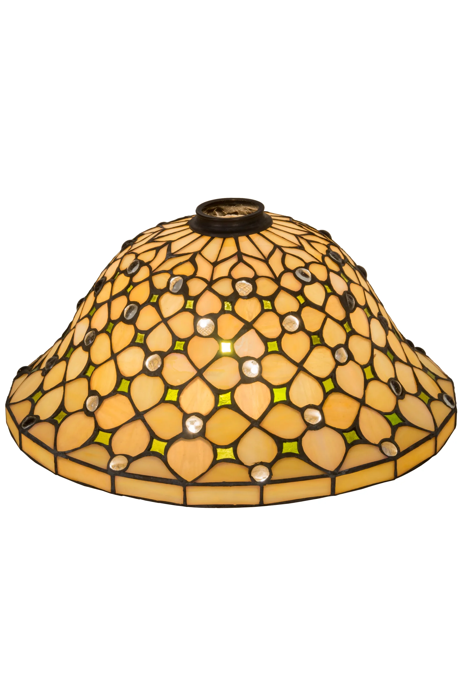 Diamond & Jewel Shade in Mahogany Bronze
