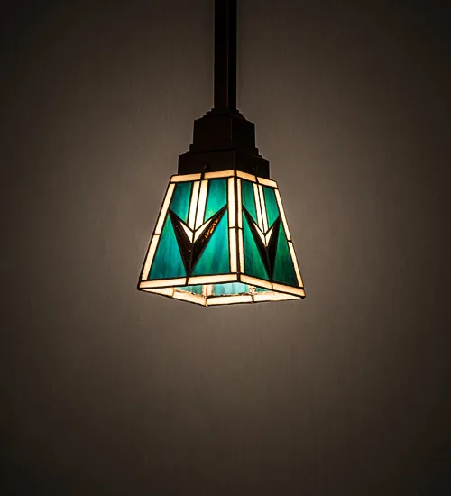 5"Sq Valencia Mission Mini Pendant
