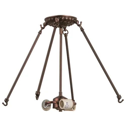24" Wide Semi-Flushmount Hardware