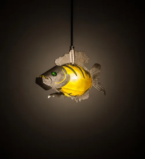 12" Long Tiervis Oblong Pendant