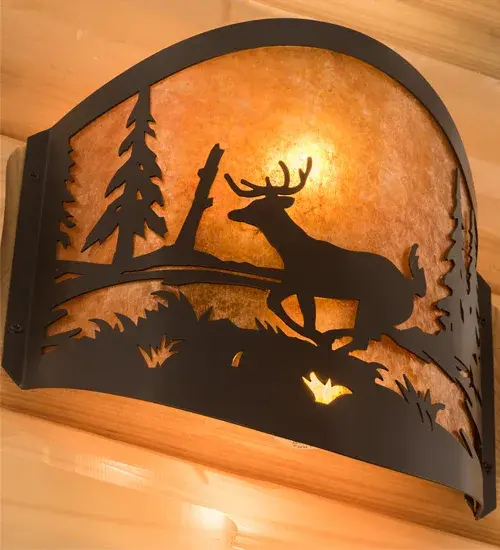 The Deer at Lake by Meyda Lighting - Image 6