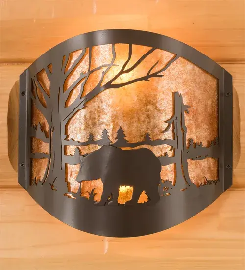 The Meyda Tiffany - Bear At Lake by Meyda Lighting - Image 5