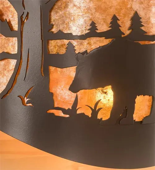The Meyda Tiffany - Bear At Lake by Meyda Lighting - Image 9