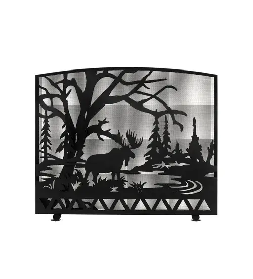 47" Wide X 39" High Moose Creek Arched Fireplace Screen - Image 2