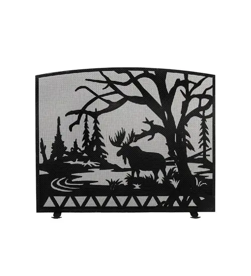 47" Wide X 39" High Moose Creek Arched Fireplace Screen - Image 3