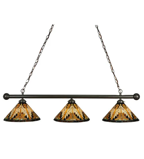 47"L NUEVO Mission 3 LT Island Pendant