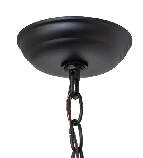 13" Square Lone Moose Pendant - Image 10