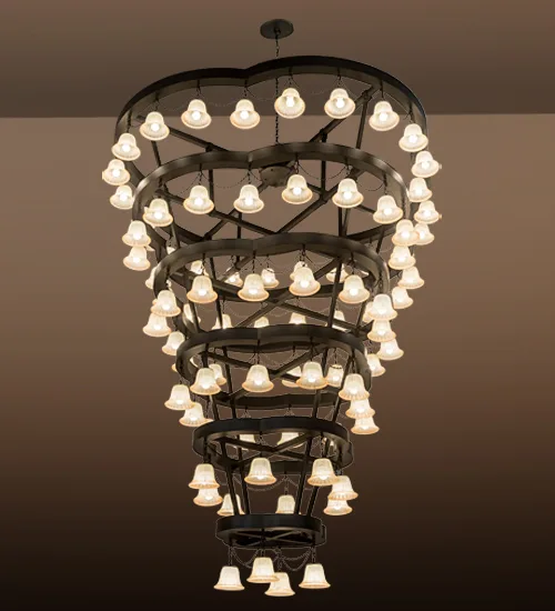 96"W Cretella 84 LT Chandelier