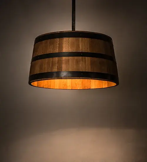 The Whiskey Barrel by Meyda Lighting - Image 1