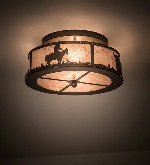 The Cowboy & Steer by Meyda Lighting - Image 1