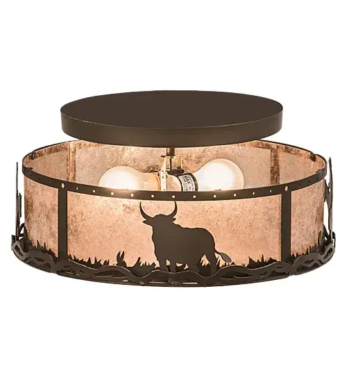 The Cowboy & Steer by Meyda Lighting - Image 4
