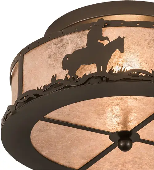 The Cowboy & Steer by Meyda Lighting - Image 8