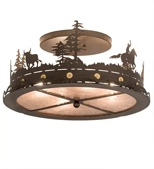 The Cowboy & Steer by Meyda Lighting - Image 2