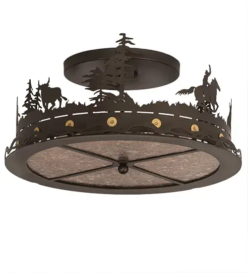 The Cowboy & Steer by Meyda Lighting - Image 3