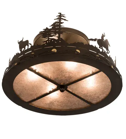The Cowboy & Steer by Meyda Lighting - Image 6