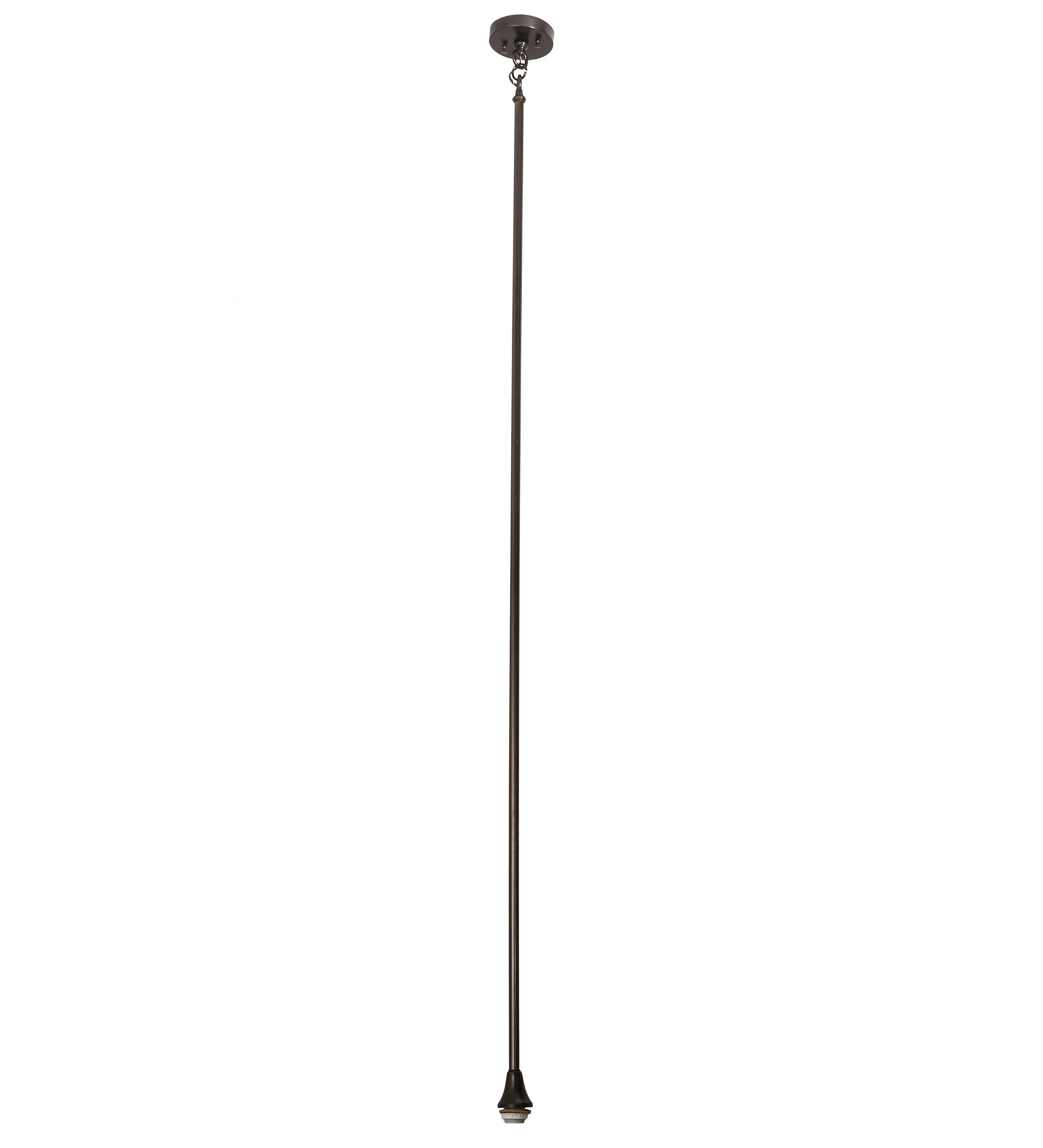 Pendant Hardware One Light Pendant Hardware in Craftsman Brown