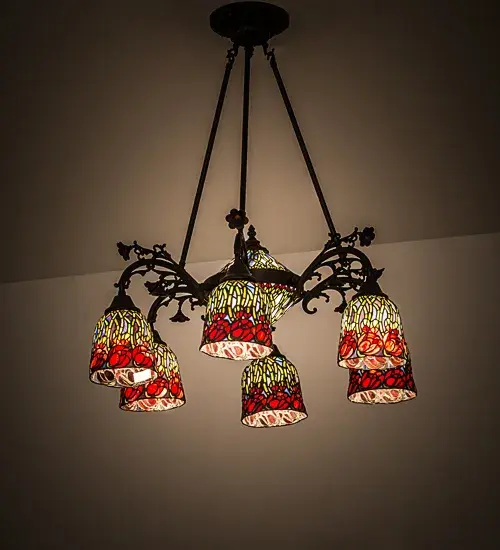 The Red Rosebud by Meyda Lighting - Image 1