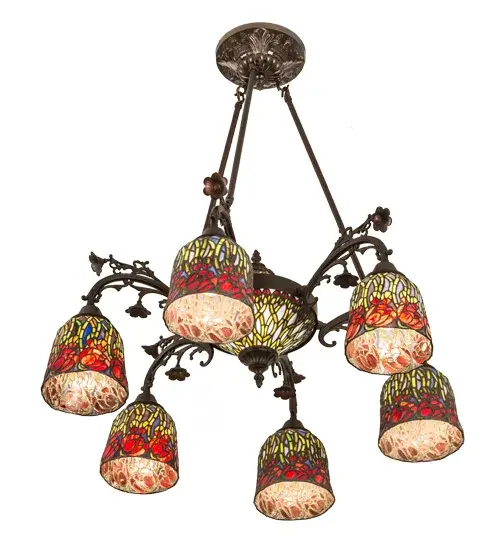 The Red Rosebud by Meyda Lighting - Image 6