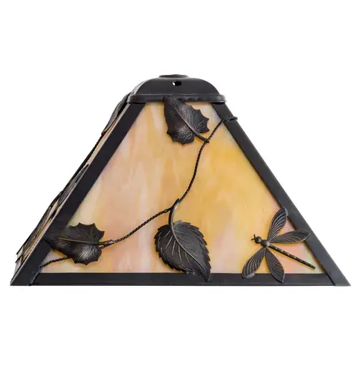The Vine Leaf & Dragonfly by Meyda Lighting - Image 3