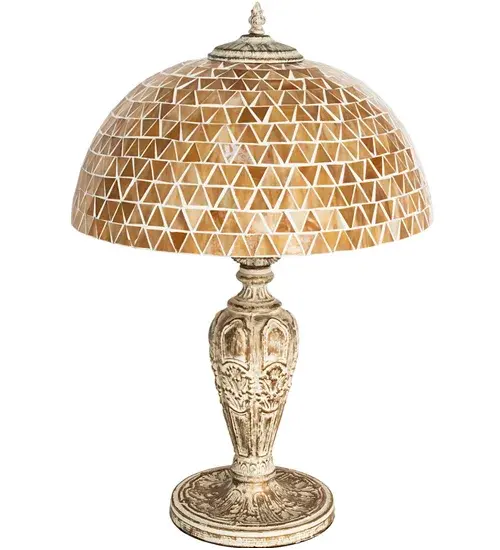 24" High Mosaic Dome Table Lamp - Image 3