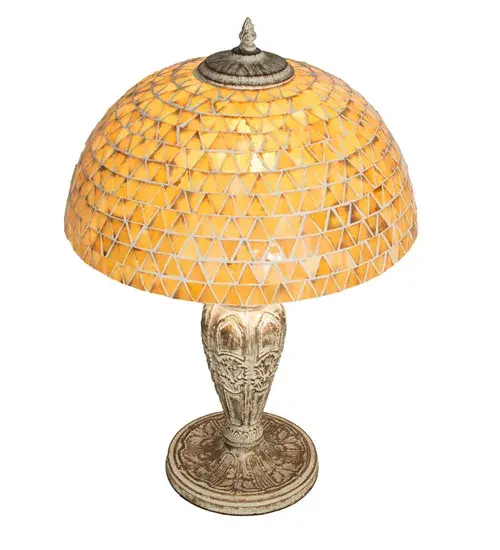 24" High Mosaic Dome Table Lamp - Image 4