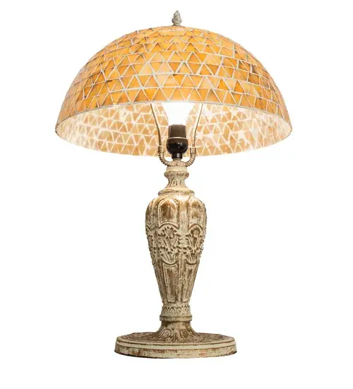 24" High Mosaic Dome Table Lamp - Image 6