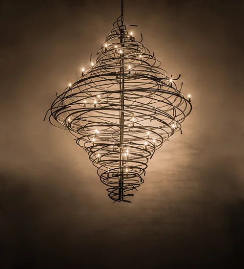 72"W Cyclone 36 LT Chandelier
