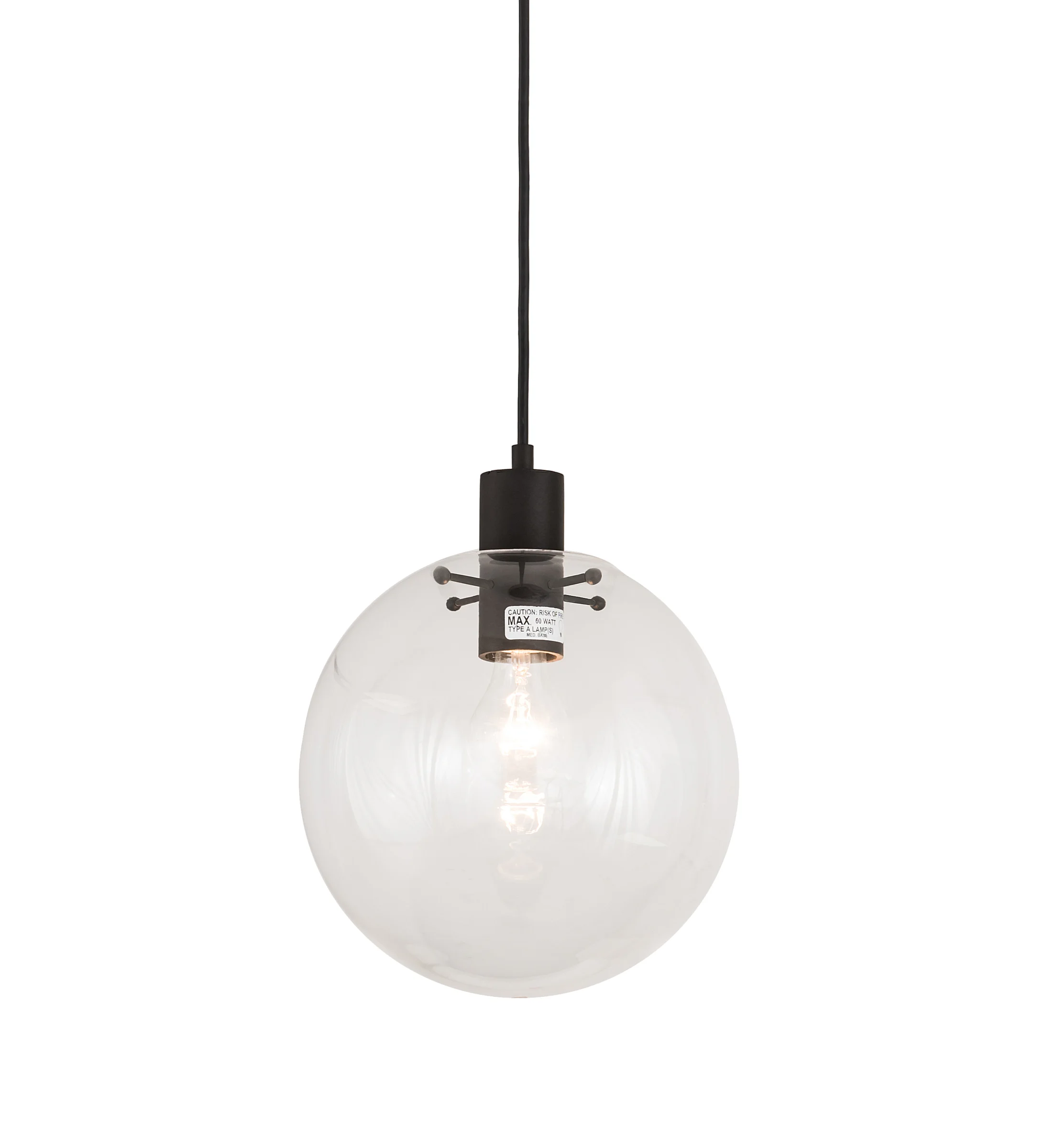 10" Wide Bola Pendant