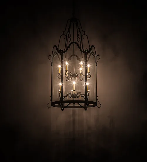 33"W Dubrek 12 LT Foyer Lantern