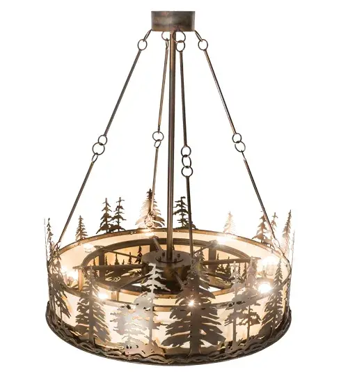 The Meyda Tiffany - Tall Pines by Meyda Lighting - Image 4