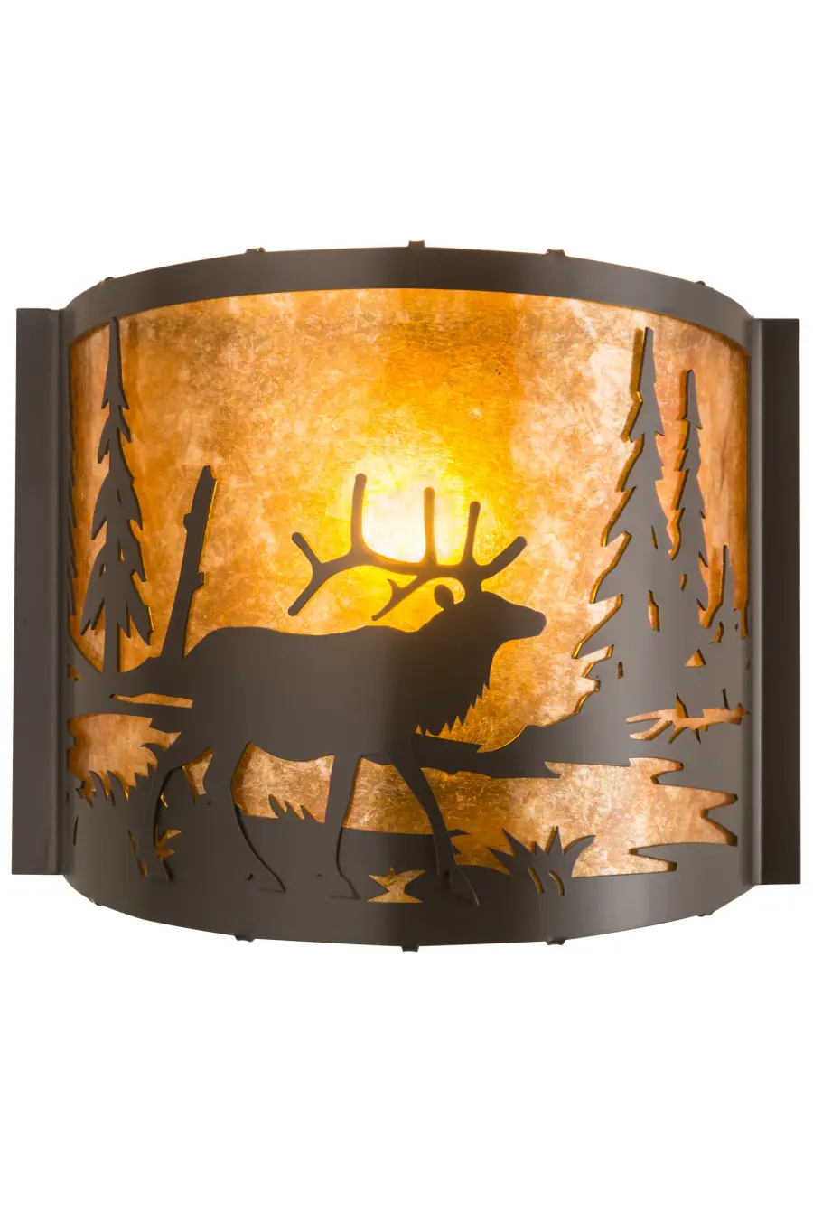 The Meyda Tiffany - Elk At Lake by Meyda Lighting - Image 1